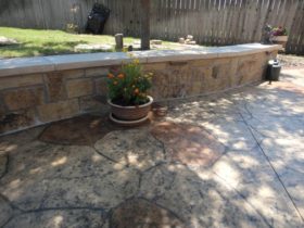 stamped concrete lewisville tx