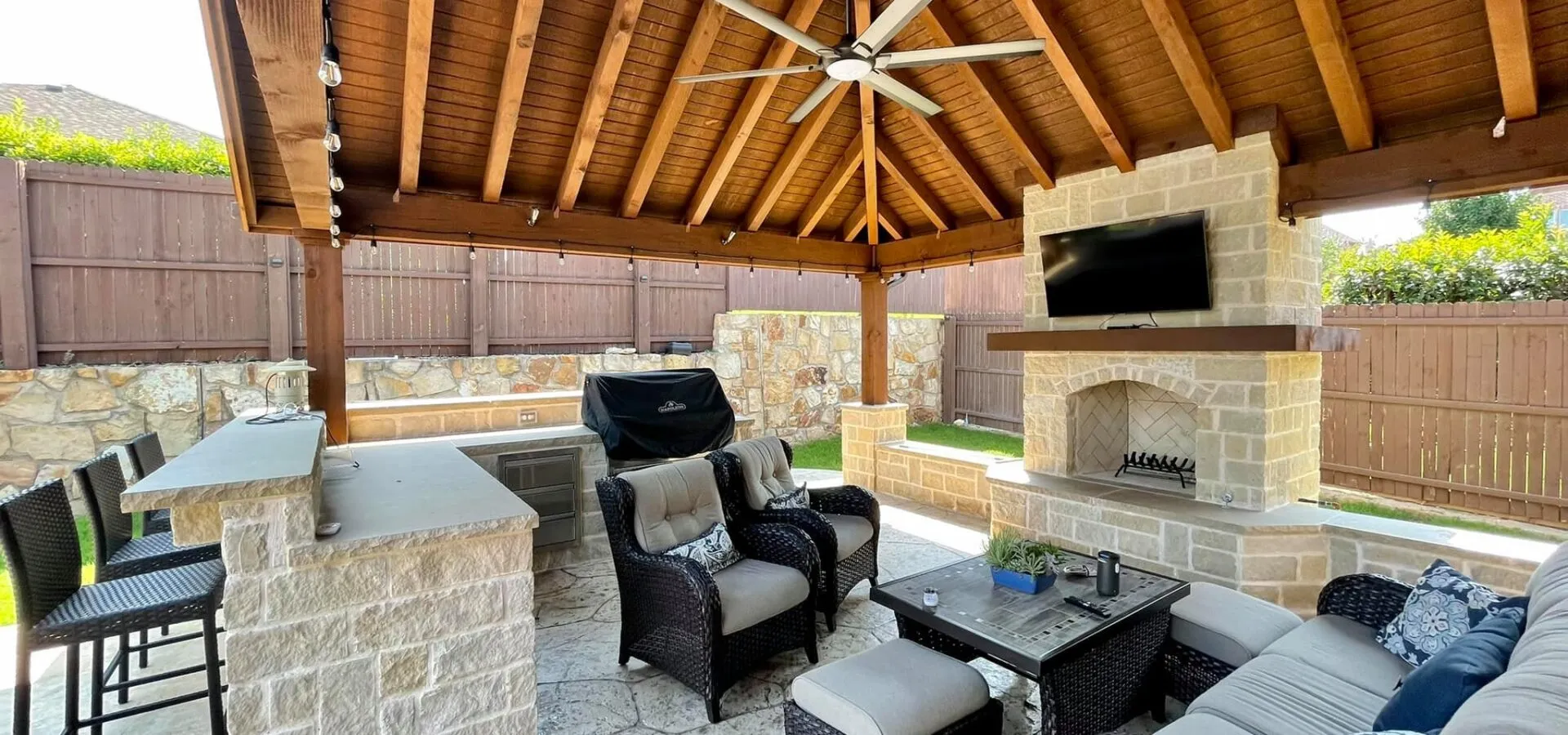Can a Fire Pit be Used Under a Covered Patio?